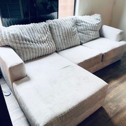 Sectional couch Grey