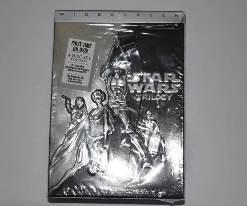 Star Wars Trilogy (DVD, 2004, 4-Disc Set, Widescreen Edition)