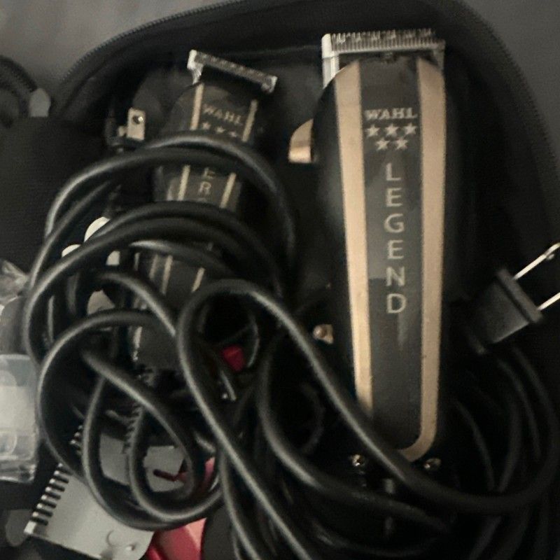 Wahl Professional 5-Star Barber Combo, Corded Legend Clipper & Hero T-Blade Trimmer Set, Black/Gold