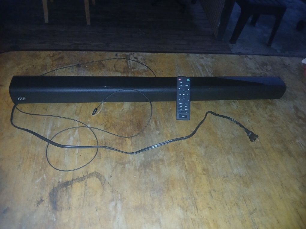 Monoprice Soundbar With Built-in Subwoofer