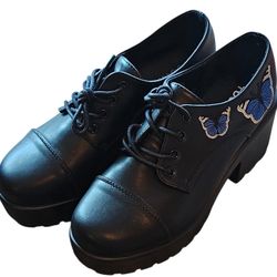 Koi Butterfly Heeled Shoes NEW