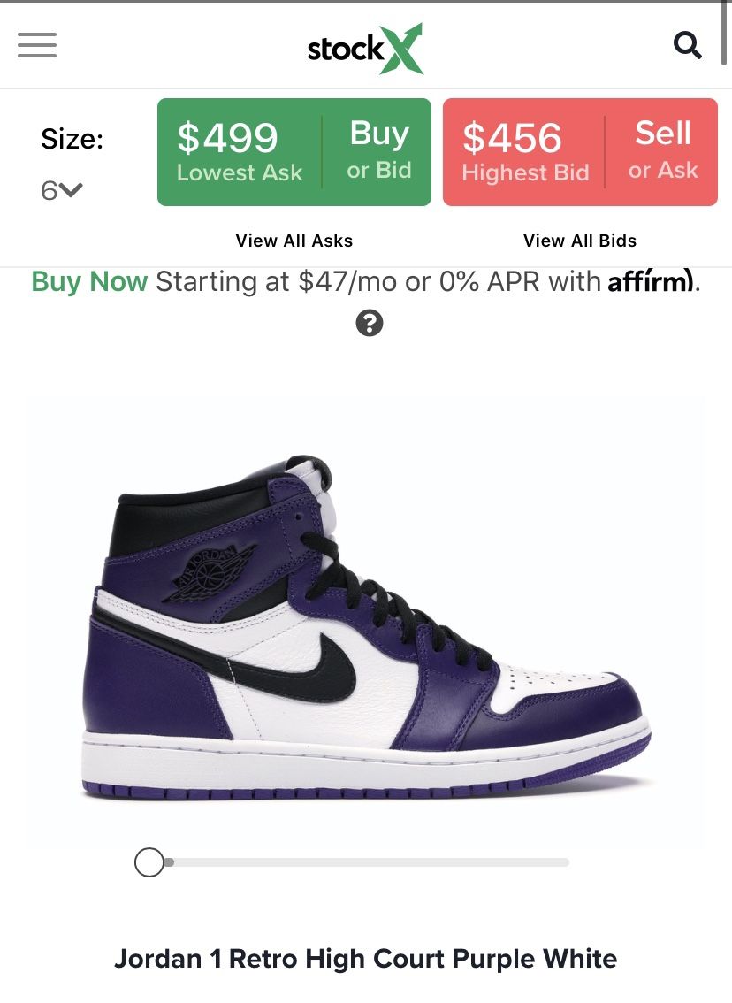 Court purple size 6