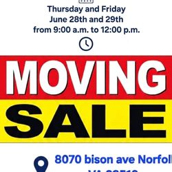 Moving Sale