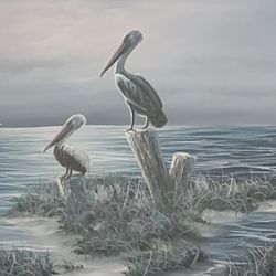 VINTAGE DAWSON PAINTING 