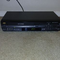 JVC VCR VHS Home Video Tape Player Combo DVD Player