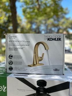 Kohler Cursiva Faucet, Kohler Faucet, Kohler Bathroom Faucet, Bathroom Faucet, Bathroom Faucets, Bath Faucet, Gold Faucet, Brass Faucet, Faucet Gold