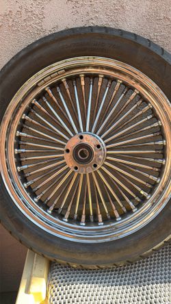 Set of 18” fat spoke rims