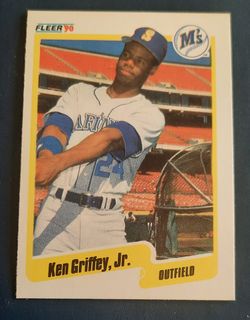 1990 Fleer Ken Griffey, Jr. #513 Seattle Mariners Near Mint or Better
