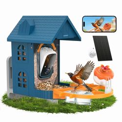 MINIKEY BIRD FEEDER WITH SOLAR POWERED CAMERA