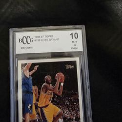 96-97 Topps Kobe Bryant Rc. BCCG 10