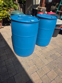 Food grade water barrels