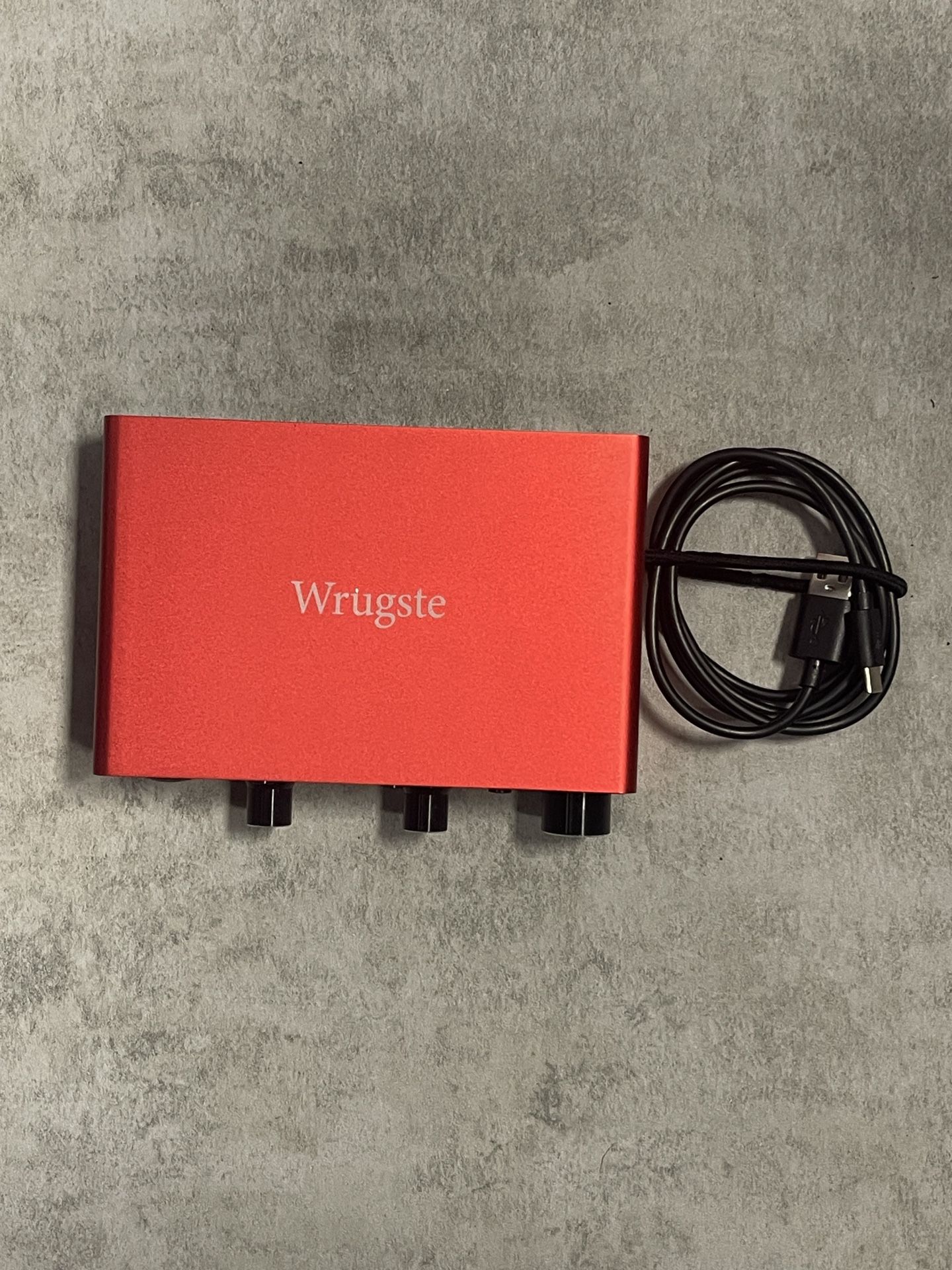 **BRAND NEW** Wrugste USB Audio Interface +48v Phantom Power