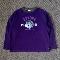 Vintage Eeyore Fleece Crewneck Size Large