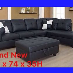 Brand New Sectional Sofa Couch 