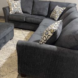 AP- Dawton 2 Piece Sectional Couch/ Delivery - Financing 