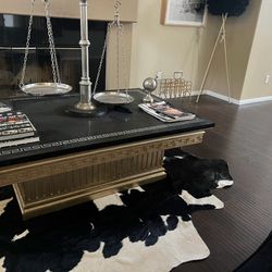Greek key coffee table