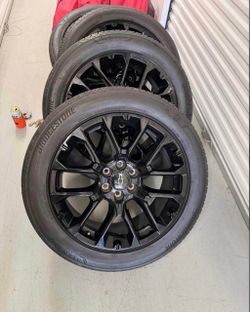 22’ High Country Denali Yukon Wheels Tires 6 Lug Silverado Tahoe Suburban Tires wheels