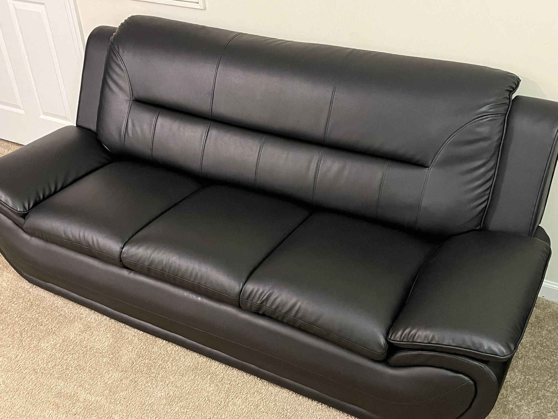 Leather Couch Set