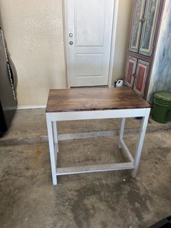 Wooden desk