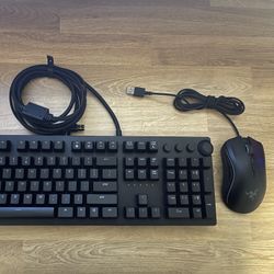 Razer Mechanical Keyboard And Mouse