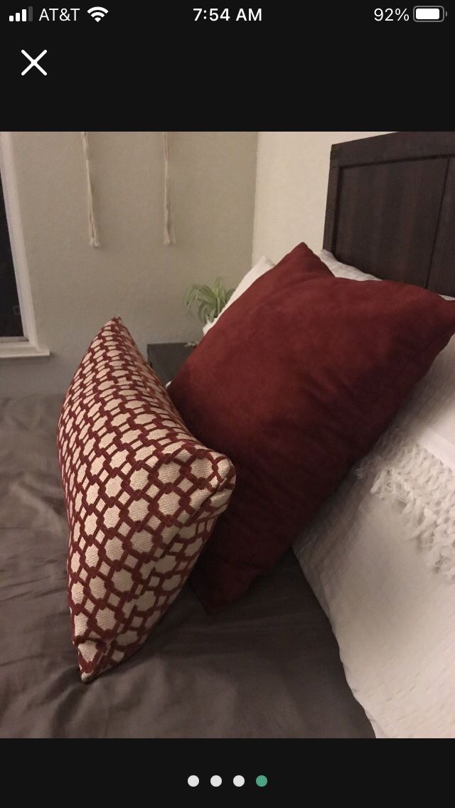 2 Throw Pillows 