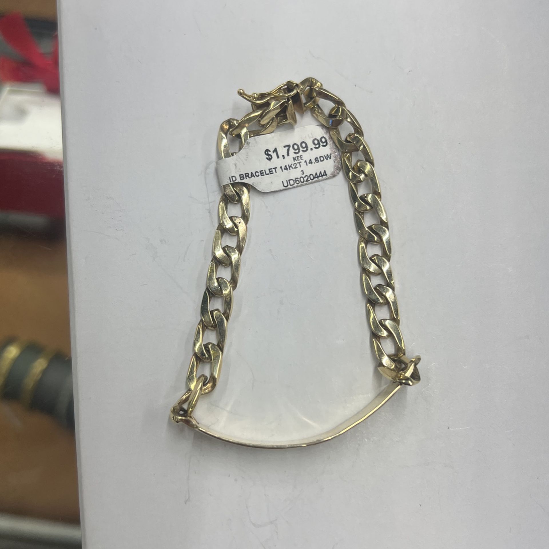 I’d Bracelet 14k2t 14.6 Dwt