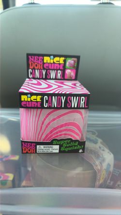 Nee Doh Nice Cube Candy Swirl Stress Ball