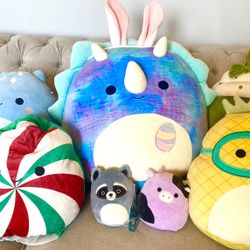 Super Cute Lot Of Squishmallow Stuffed Animals