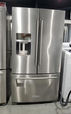 KitchenAid 3-Door Stainless Steel Fridge
