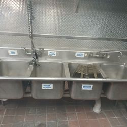 4 Compartment Sink