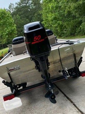 2004 Bass Tracker Pro Team 165 + Trailer