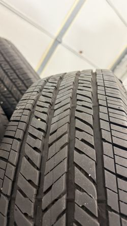 Bridgestone Dueler HT 245 75 17 Brand New Tires With Steel Wheels Jeep Gladiator