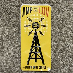 Dutch Bros “Amp Luv” Sticker