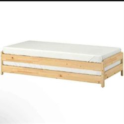 Twin Size IKEA Frames And Mattress 