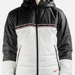 MEN'S NIKE Sportswear Repeat Syenthetic-Fill Jacket White