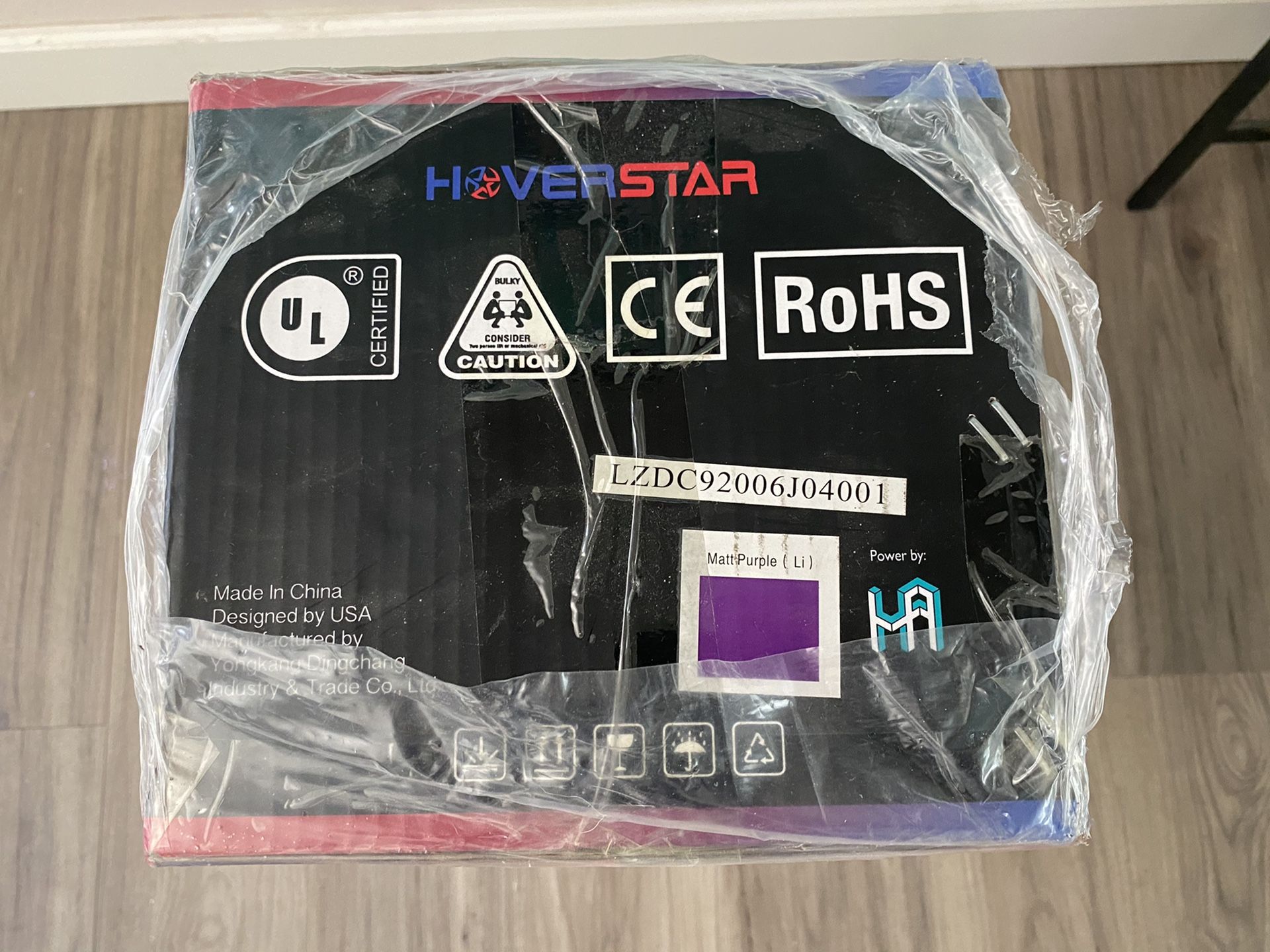 New in box Hoverstar Hoverboard UL Certified