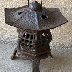 Cast Iron Lantern Bronze 