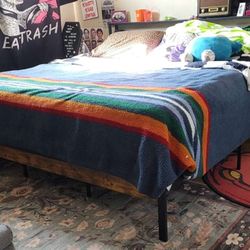King Size Frame And Mattress For Sale