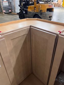 3 pc solid wood upper cabinets