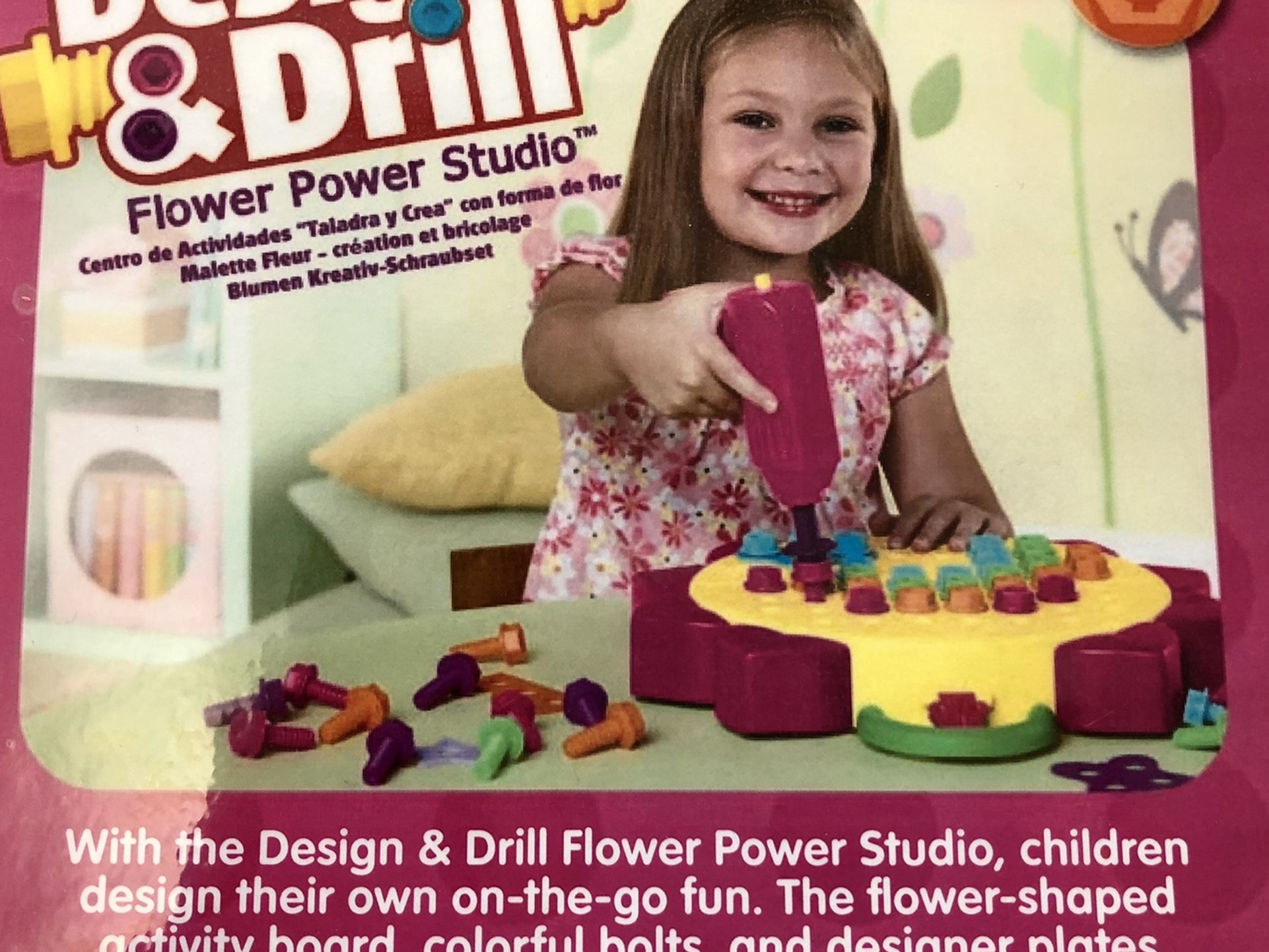 Educational Insights Design Drill Flower Power Studio Drill Toy