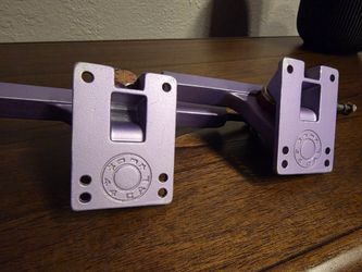 Caliber II 184mm 44° Longboard Trucks – Purple – Complete Pair