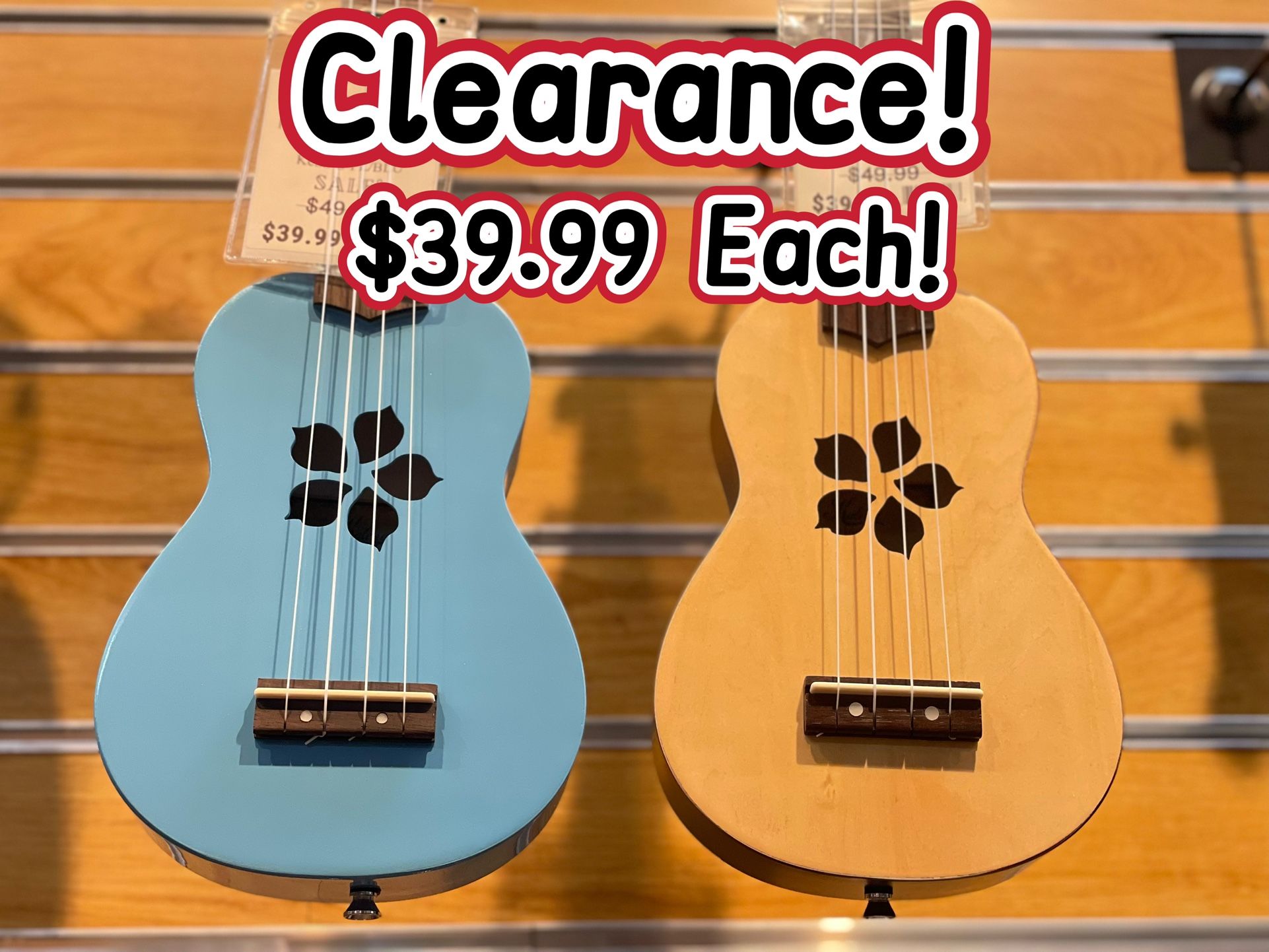 Kalena Basswood Top Plumeria Edition Soprano Ukulele