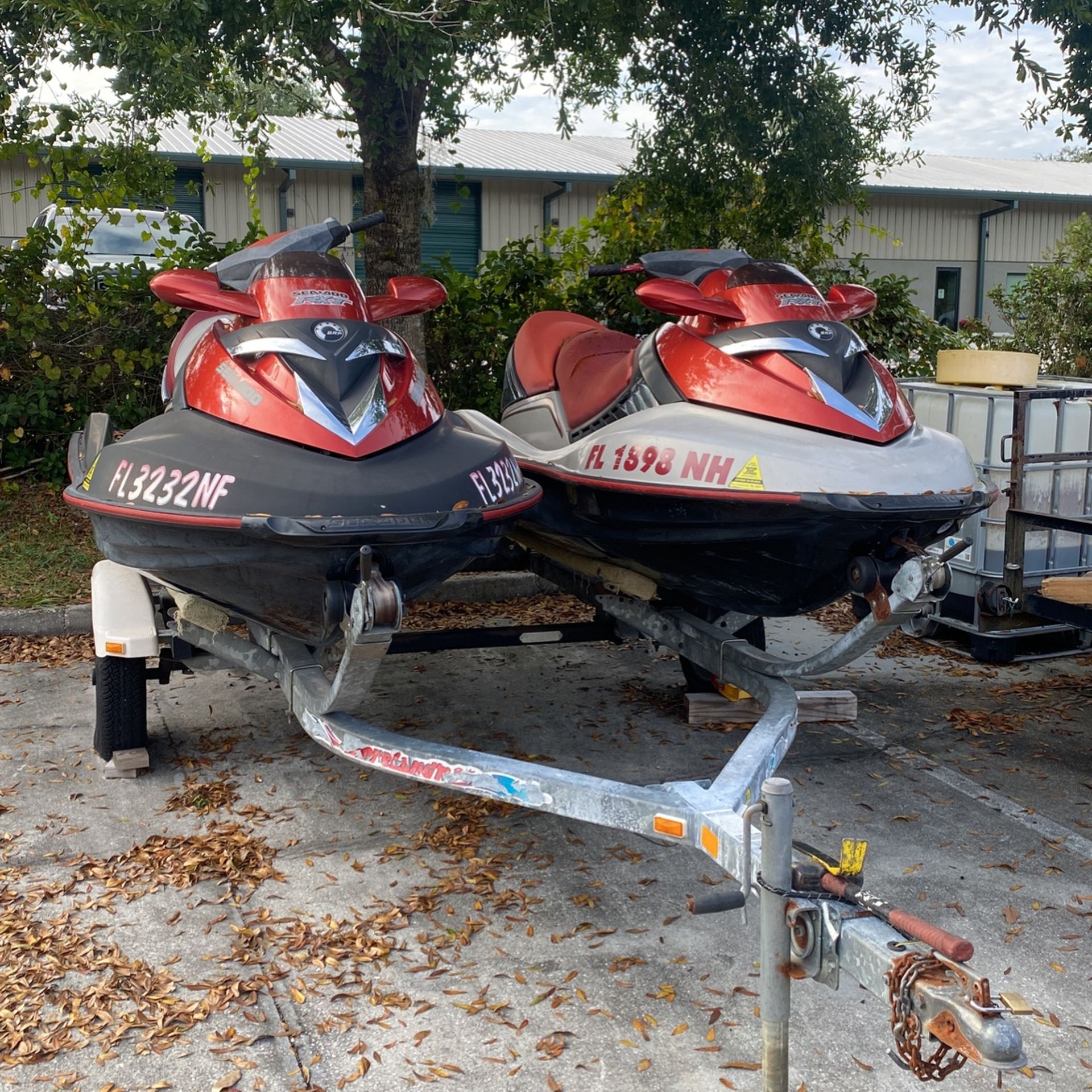 Two Jet-skis With Trailer