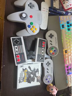 $550 OBO – Nintendo Collector Bundle (Pokémon, 3DS XL, Switch Online Controllers, More)