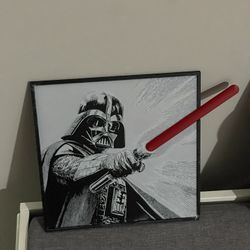 Star Wars Pop Out Art 3d Printed
