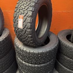 285/60R20 BF Goodrich Ko2 A/T High Tread Full Set of 4 Tires