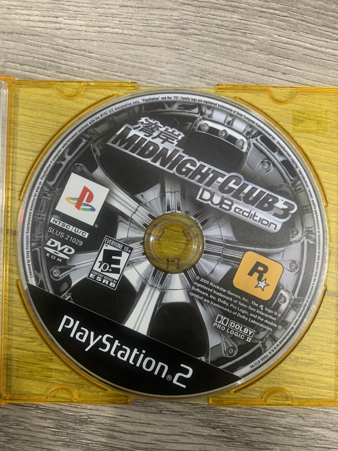 Midnight Club 3 Dub Edition For PS2 (disc Only)