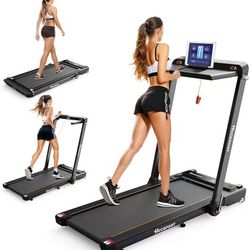 Treadmill with Incline, 3 in 1 Under Desk Treadmill Walking Pad with Removable Desk Workstation 3.5HBrand new come with box

Treadmill with Incline, 3