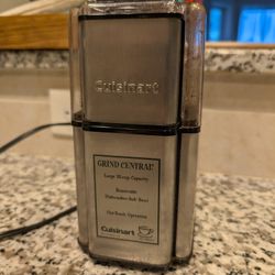 Cuisinart DCG-12BC Grind Central Coffee Grinder, Blade, Stainless Steel Silver