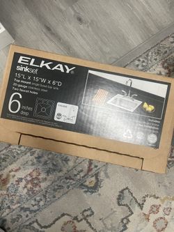 Elkay 15in. Drop-in Single Bowl Stainless Bar Sink
